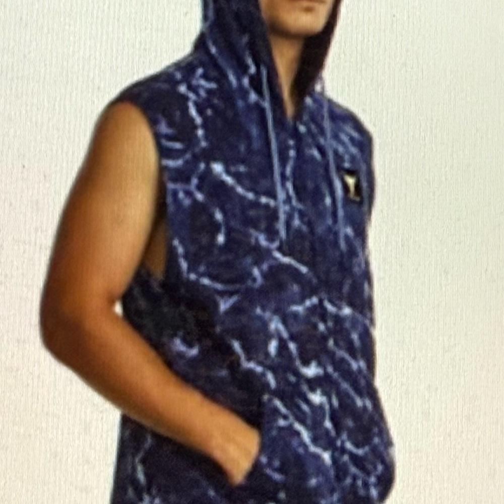 Under Armour Blue Sleeveless Hoodie